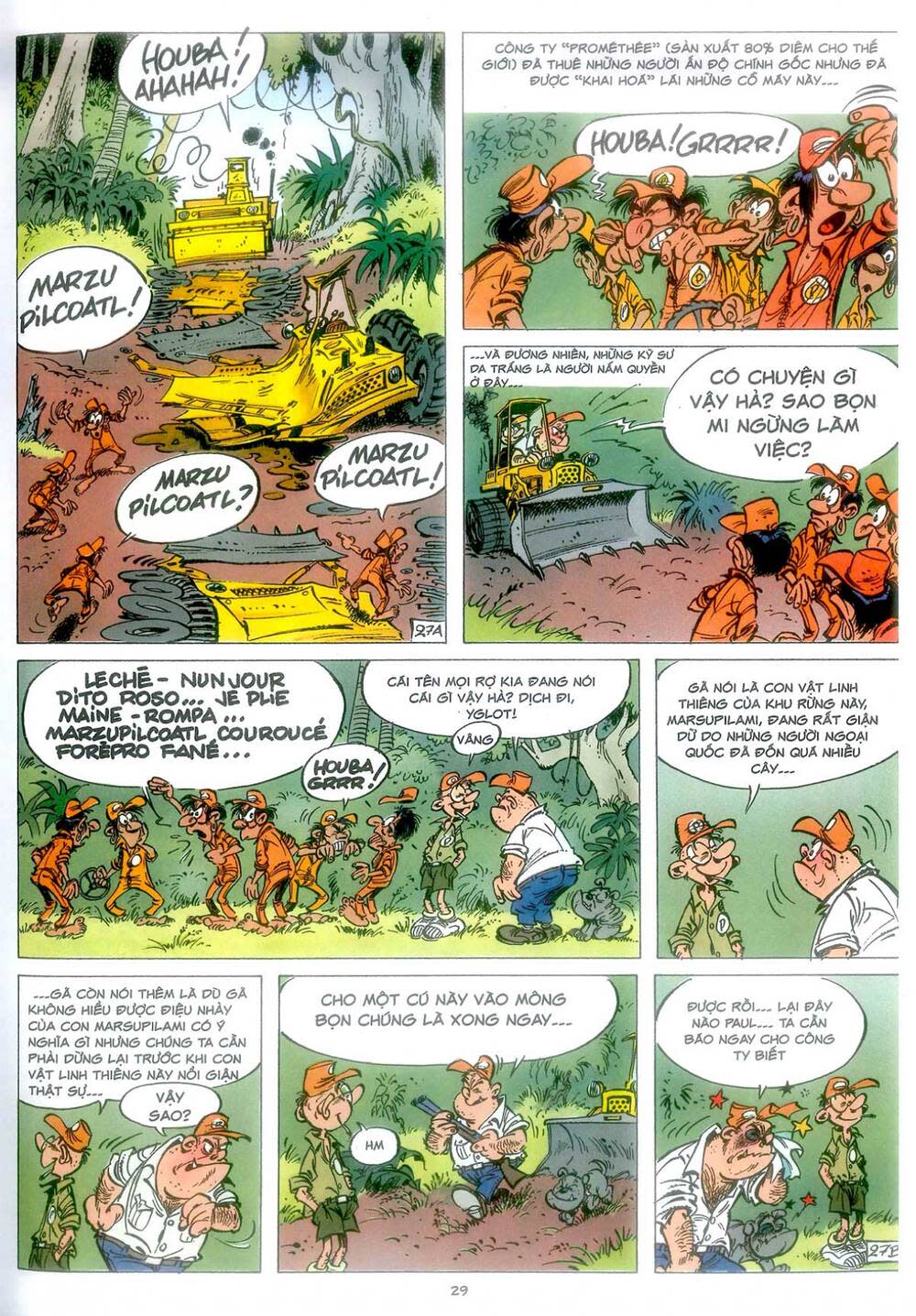 marsupilami chapter 3: - mars chú màu đen - Next chapter 4: - phấn hoa ở monte urticando