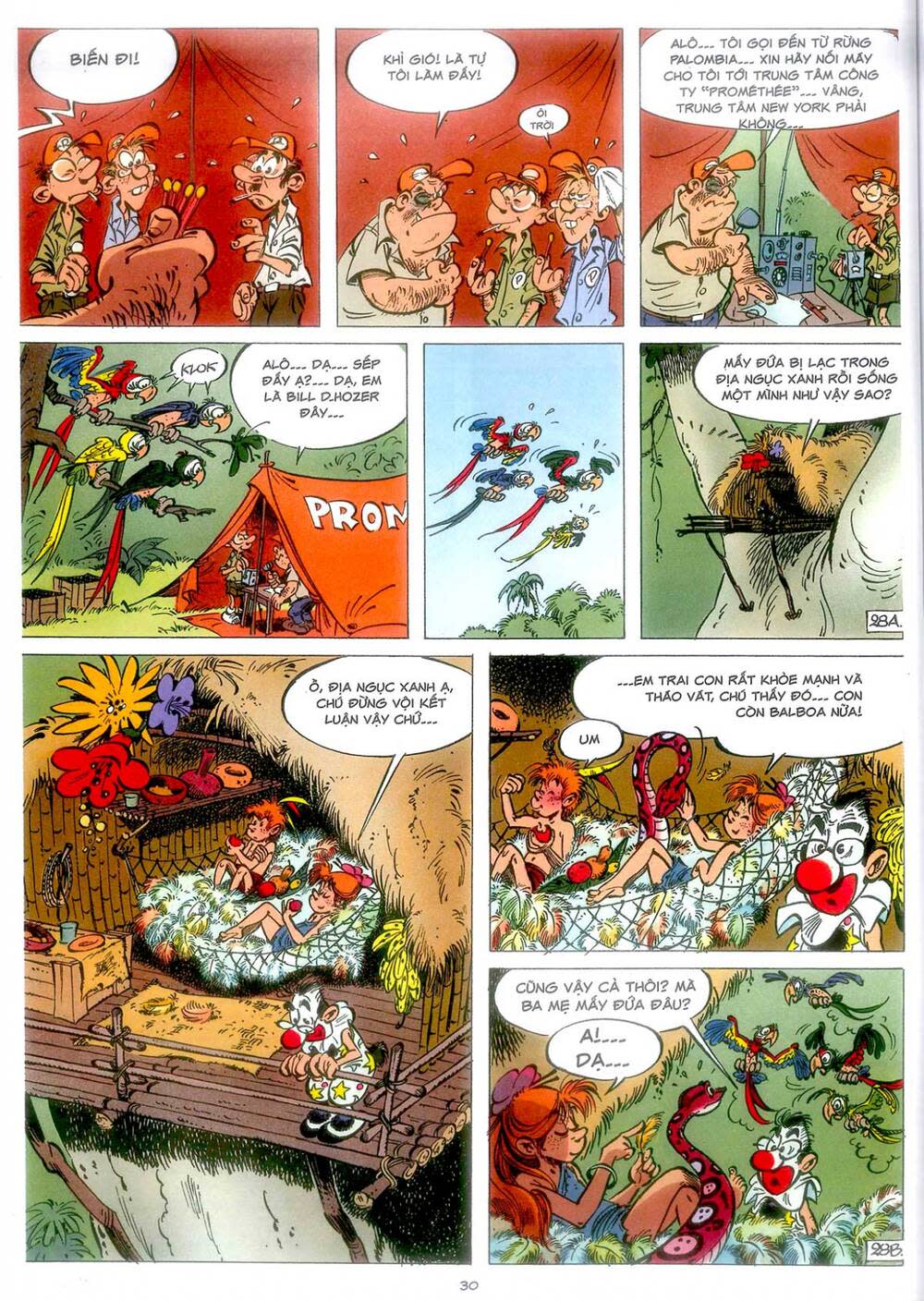 marsupilami chapter 3: - mars chú màu đen - Next chapter 4: - phấn hoa ở monte urticando