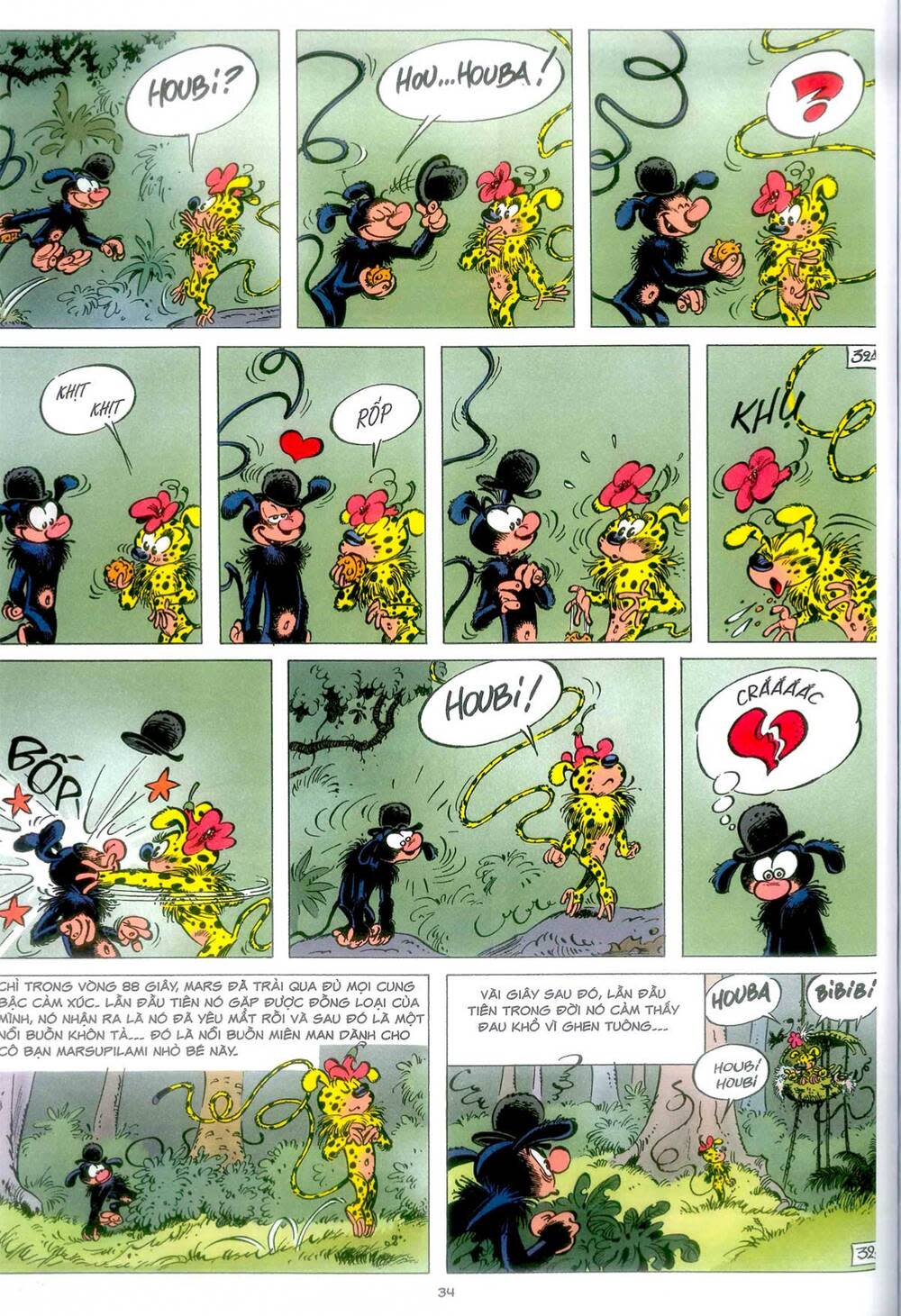 marsupilami chapter 3: - mars chú màu đen - Next chapter 4: - phấn hoa ở monte urticando