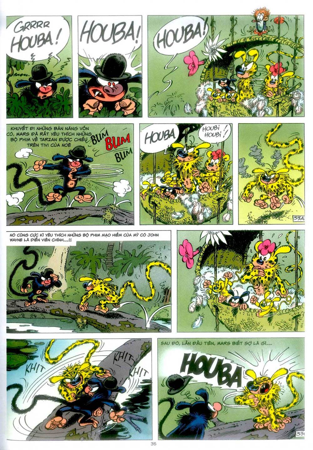 marsupilami chapter 3: - mars chú màu đen - Next chapter 4: - phấn hoa ở monte urticando