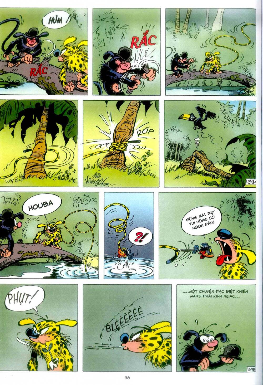 marsupilami chapter 3: - mars chú màu đen - Next chapter 4: - phấn hoa ở monte urticando