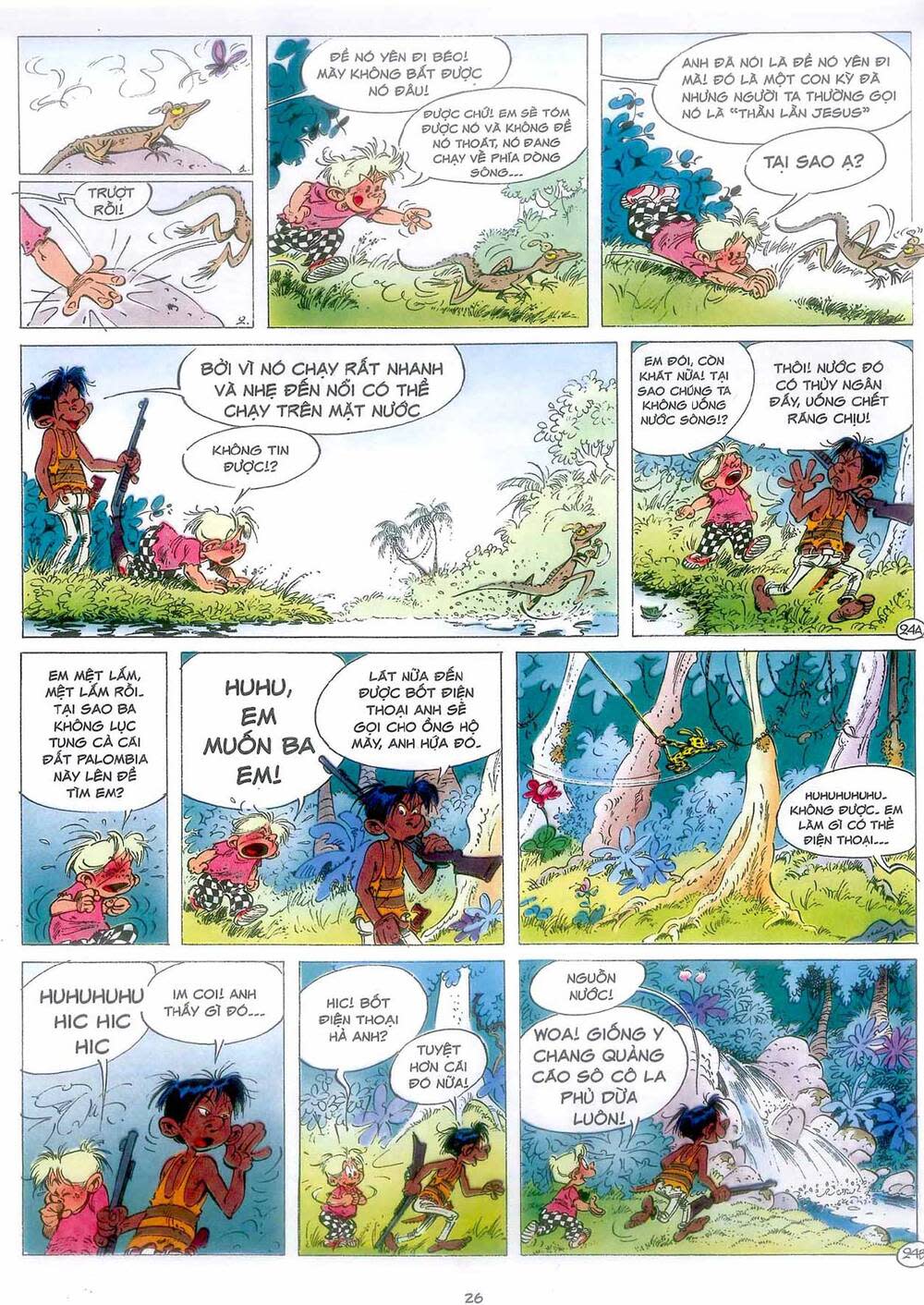 marsupilami chapter 7: - vàng ở boavista - Next chapter 8: - ngôi đền ở boavista