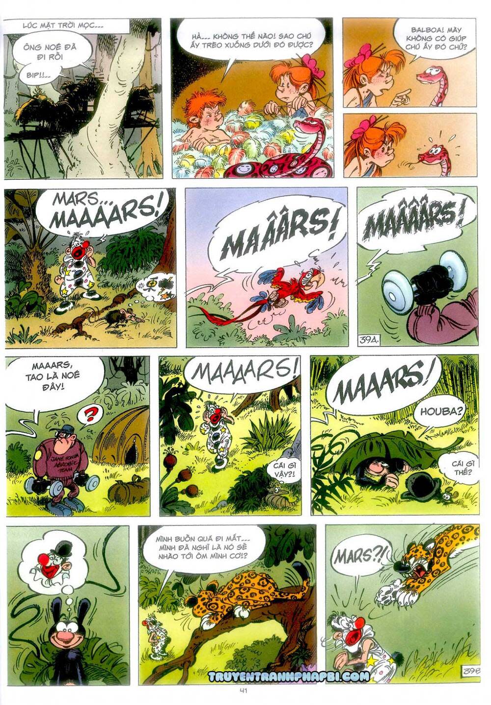 marsupilami chapter 3: - mars chú màu đen - Next chapter 4: - phấn hoa ở monte urticando