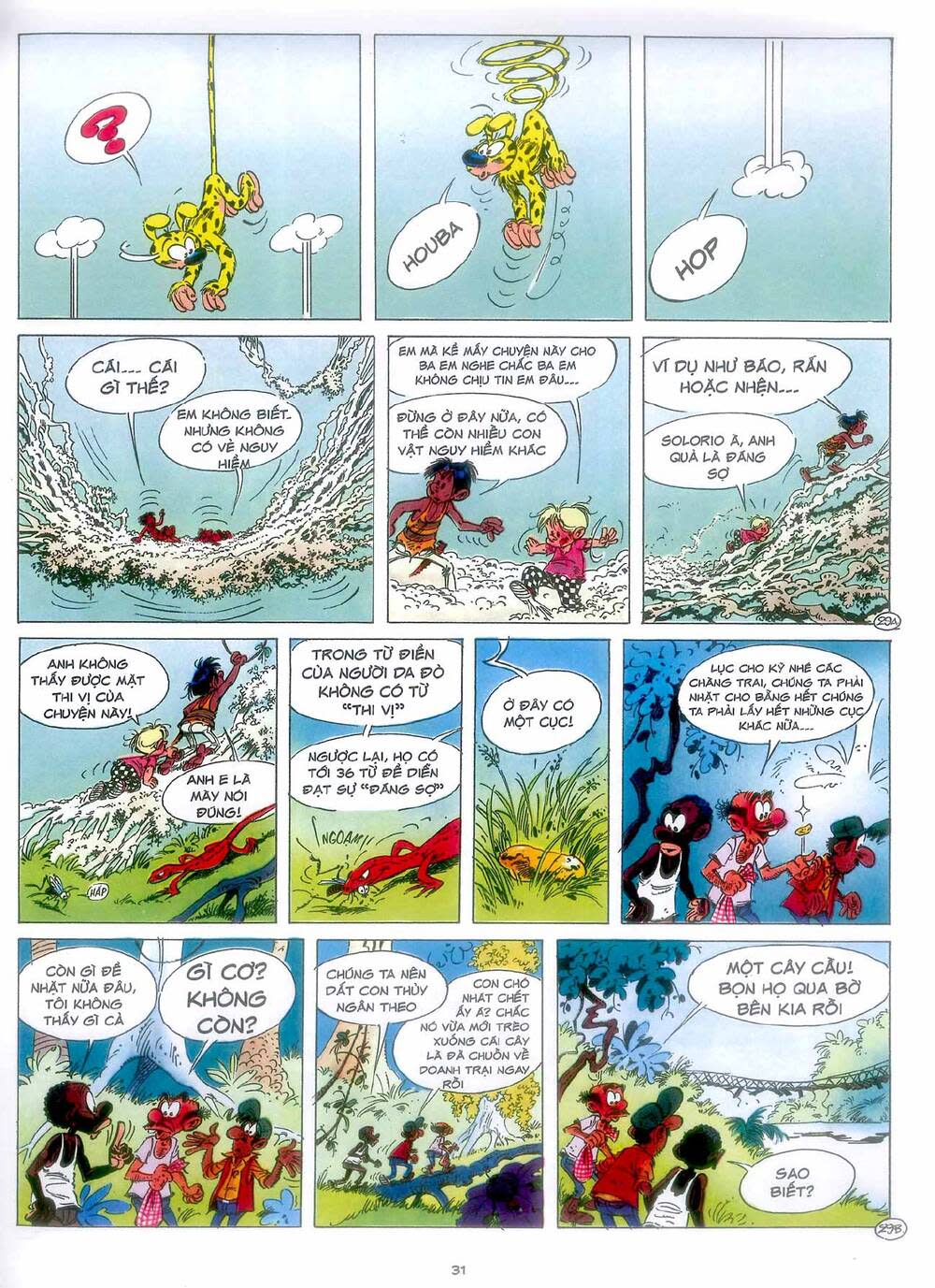 marsupilami chapter 7: - vàng ở boavista - Next chapter 8: - ngôi đền ở boavista