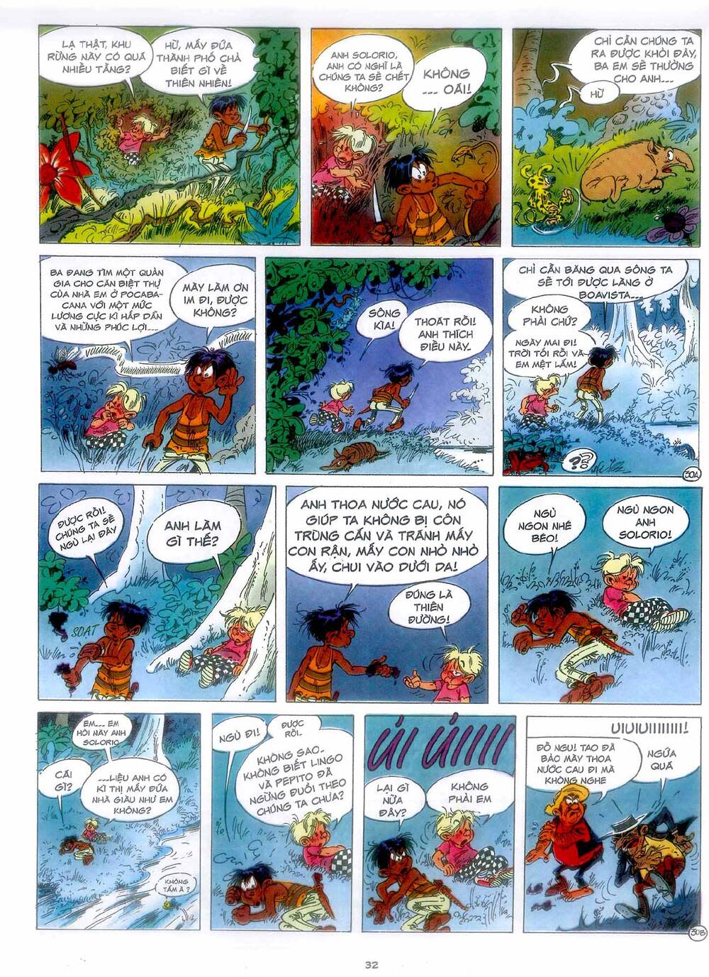 marsupilami chapter 7: - vàng ở boavista - Next chapter 8: - ngôi đền ở boavista