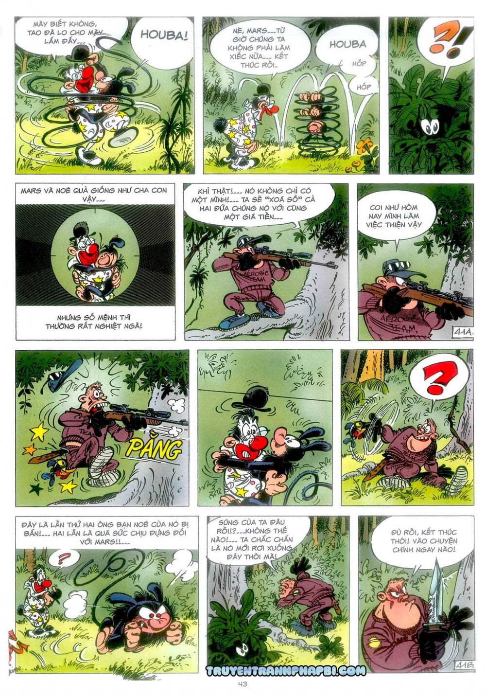 marsupilami chapter 3: - mars chú màu đen - Next chapter 4: - phấn hoa ở monte urticando