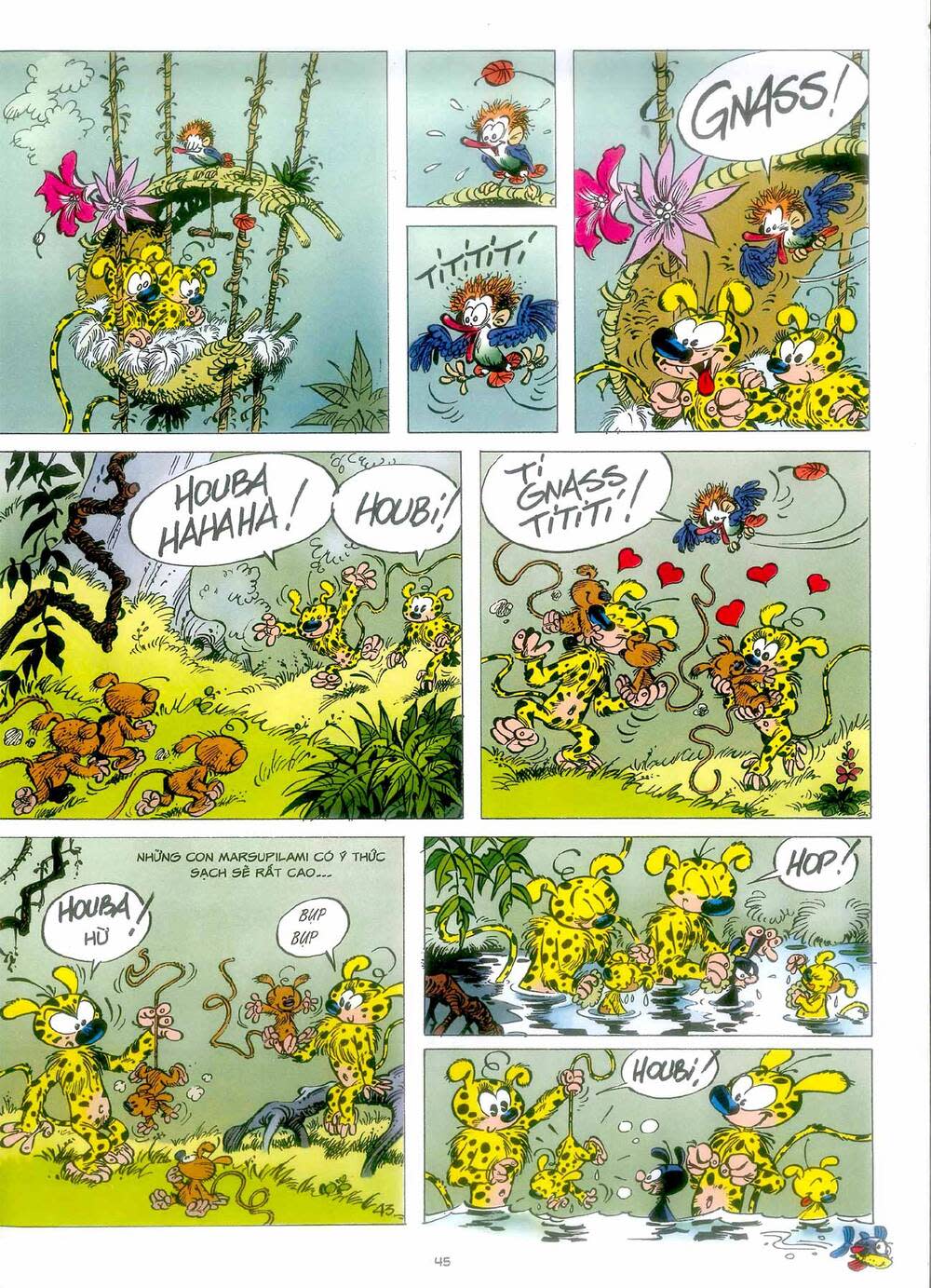 marsupilami chapter 4: - phấn hoa ở monte urticando - Next chapter 5: - baby prinz