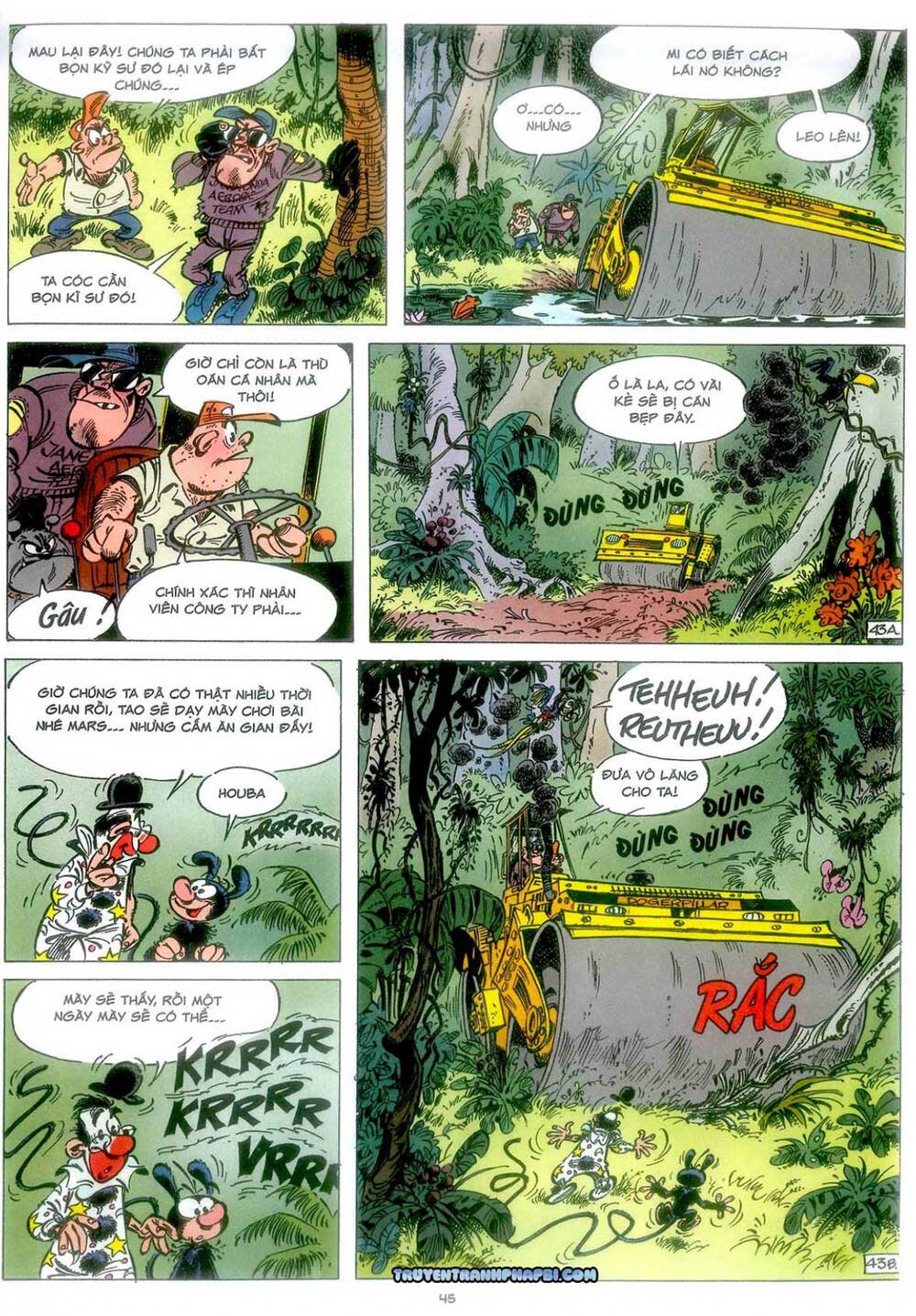 marsupilami chapter 3: - mars chú màu đen - Next chapter 4: - phấn hoa ở monte urticando