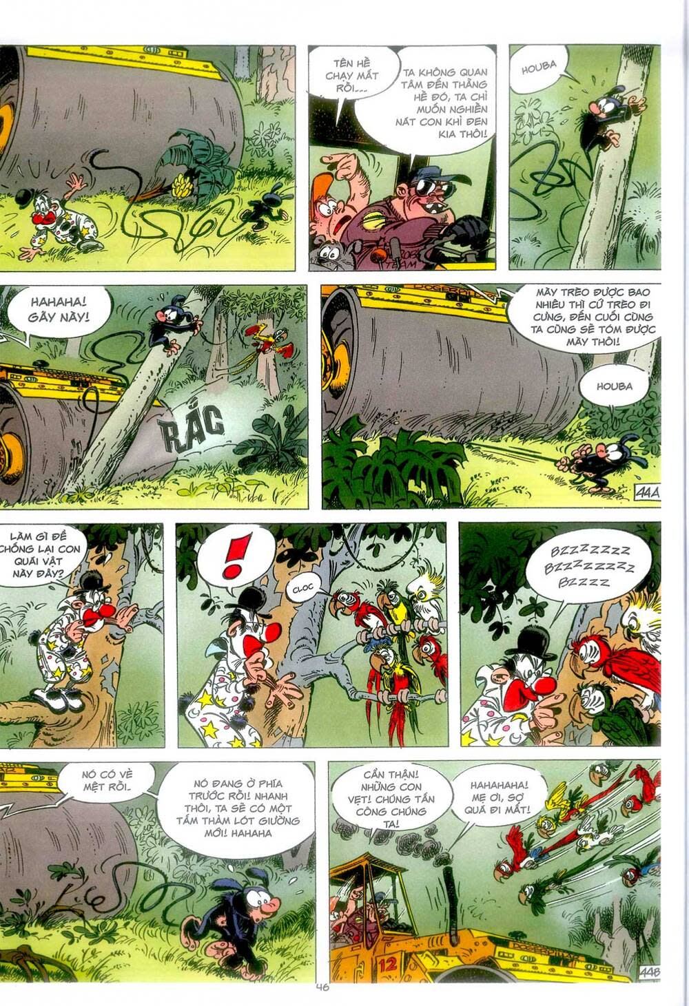 marsupilami chapter 3: - mars chú màu đen - Next chapter 4: - phấn hoa ở monte urticando