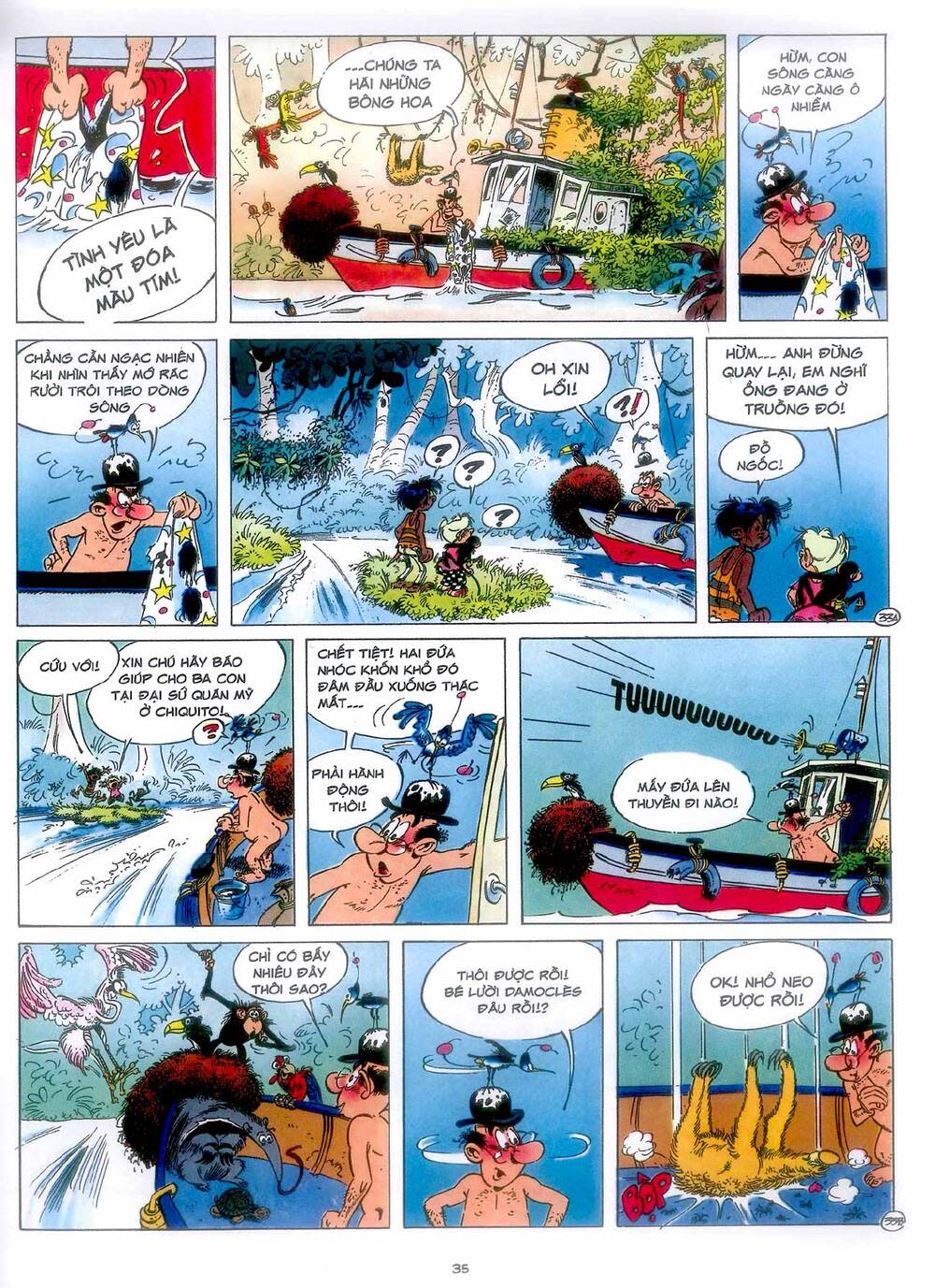 marsupilami chapter 7: - vàng ở boavista - Next chapter 8: - ngôi đền ở boavista