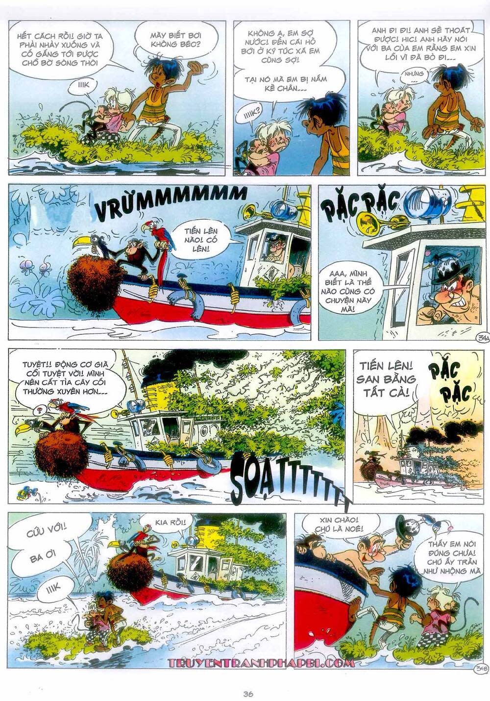 marsupilami chapter 7: - vàng ở boavista - Next chapter 8: - ngôi đền ở boavista