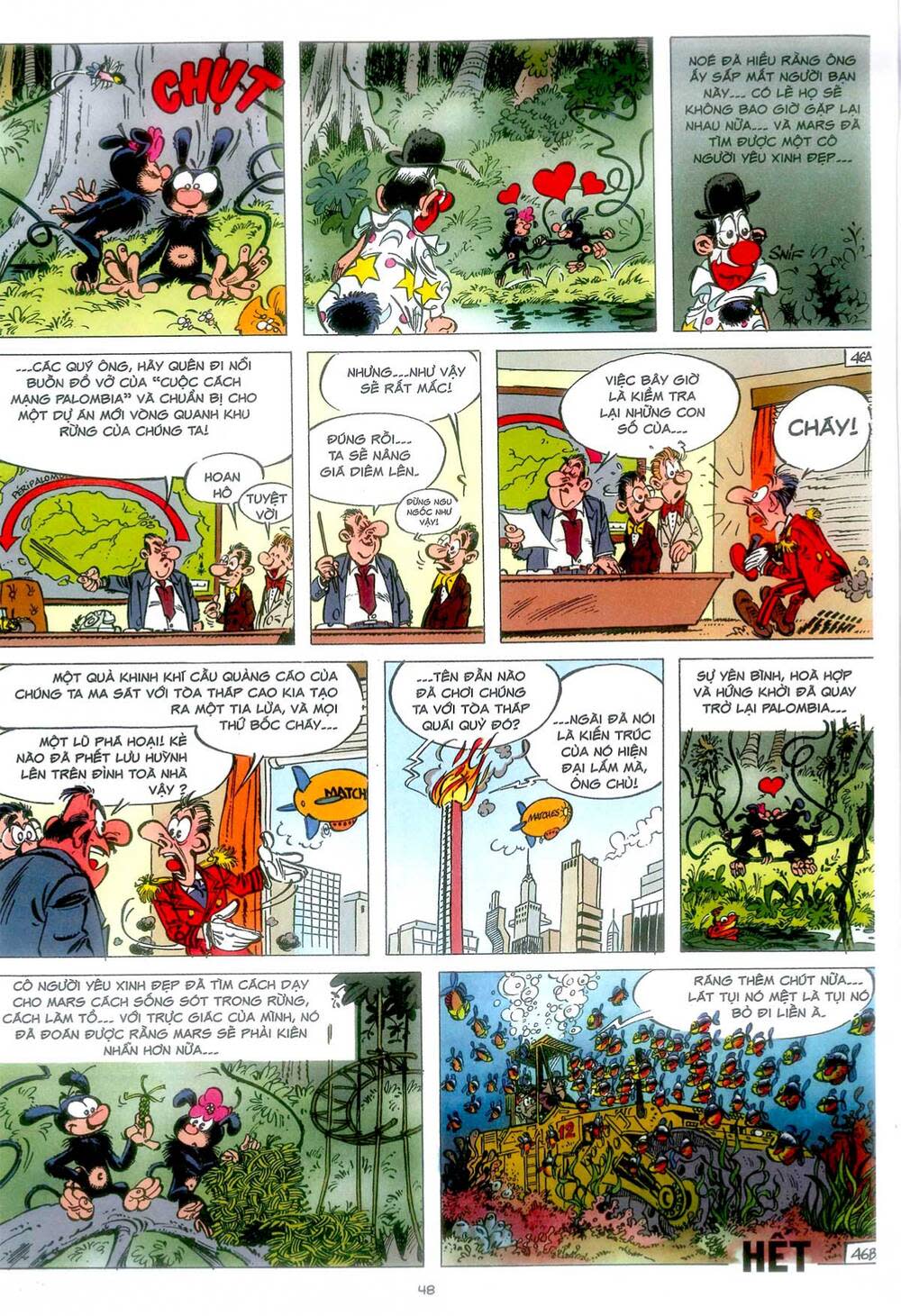 marsupilami chapter 3: - mars chú màu đen - Next chapter 4: - phấn hoa ở monte urticando