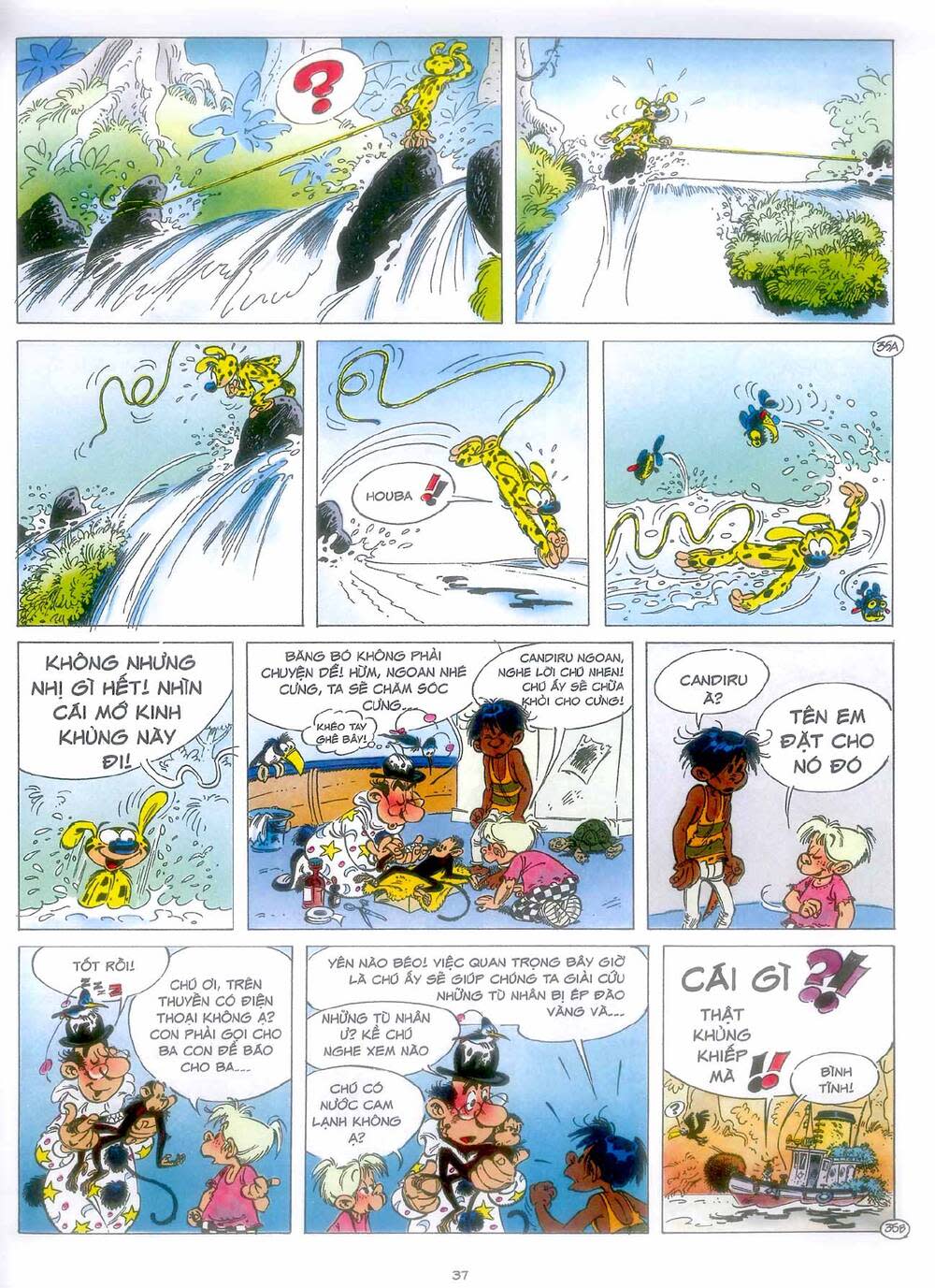 marsupilami chapter 7: - vàng ở boavista - Next chapter 8: - ngôi đền ở boavista