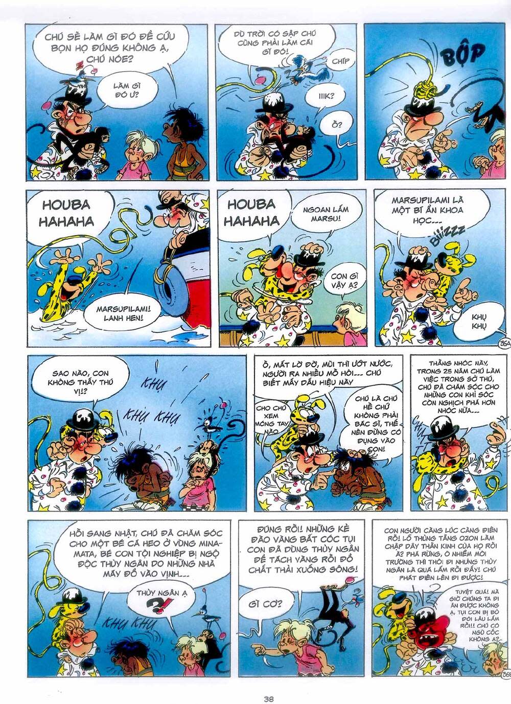 marsupilami chapter 7: - vàng ở boavista - Next chapter 8: - ngôi đền ở boavista