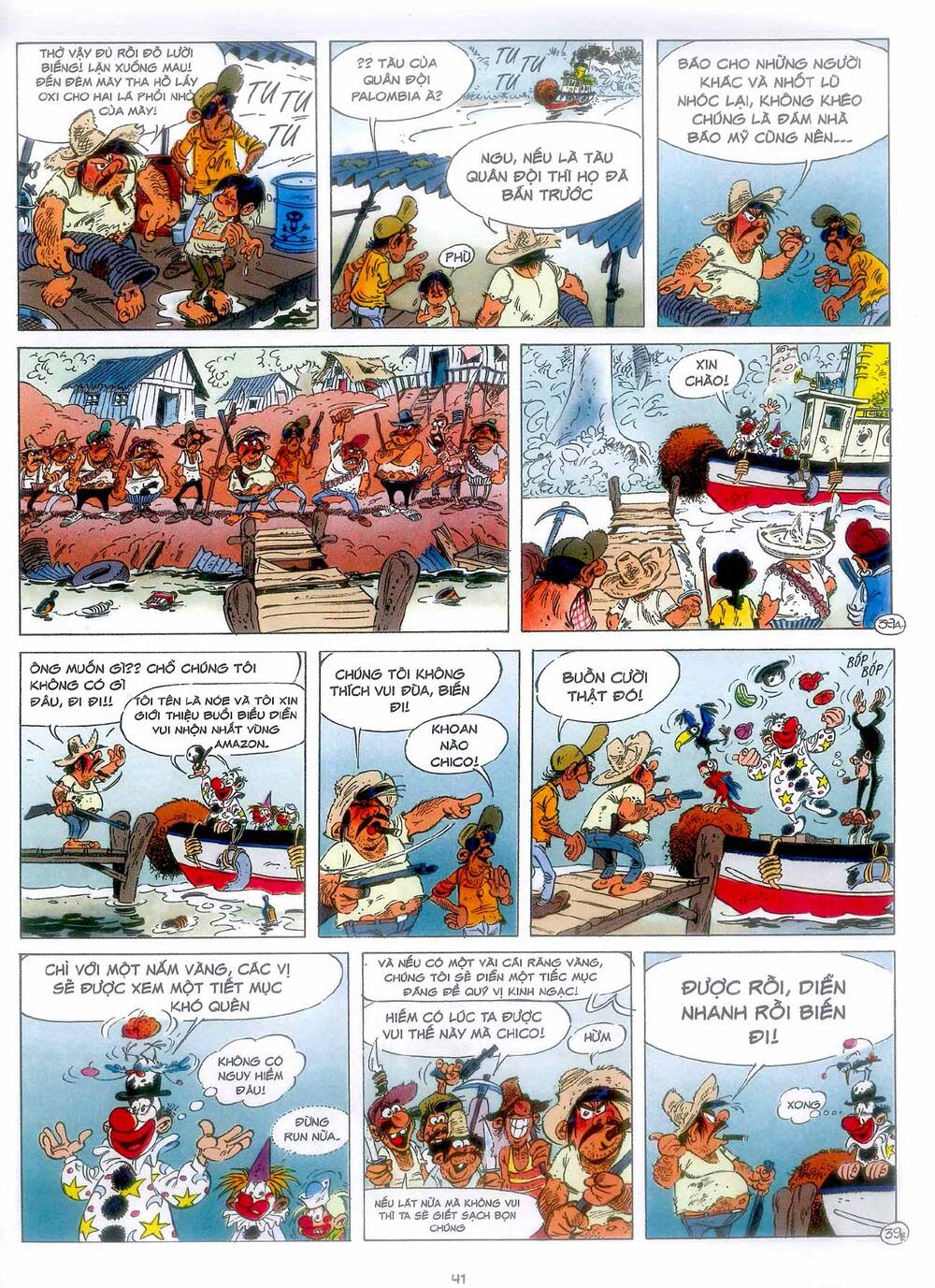 marsupilami chapter 7: - vàng ở boavista - Next chapter 8: - ngôi đền ở boavista