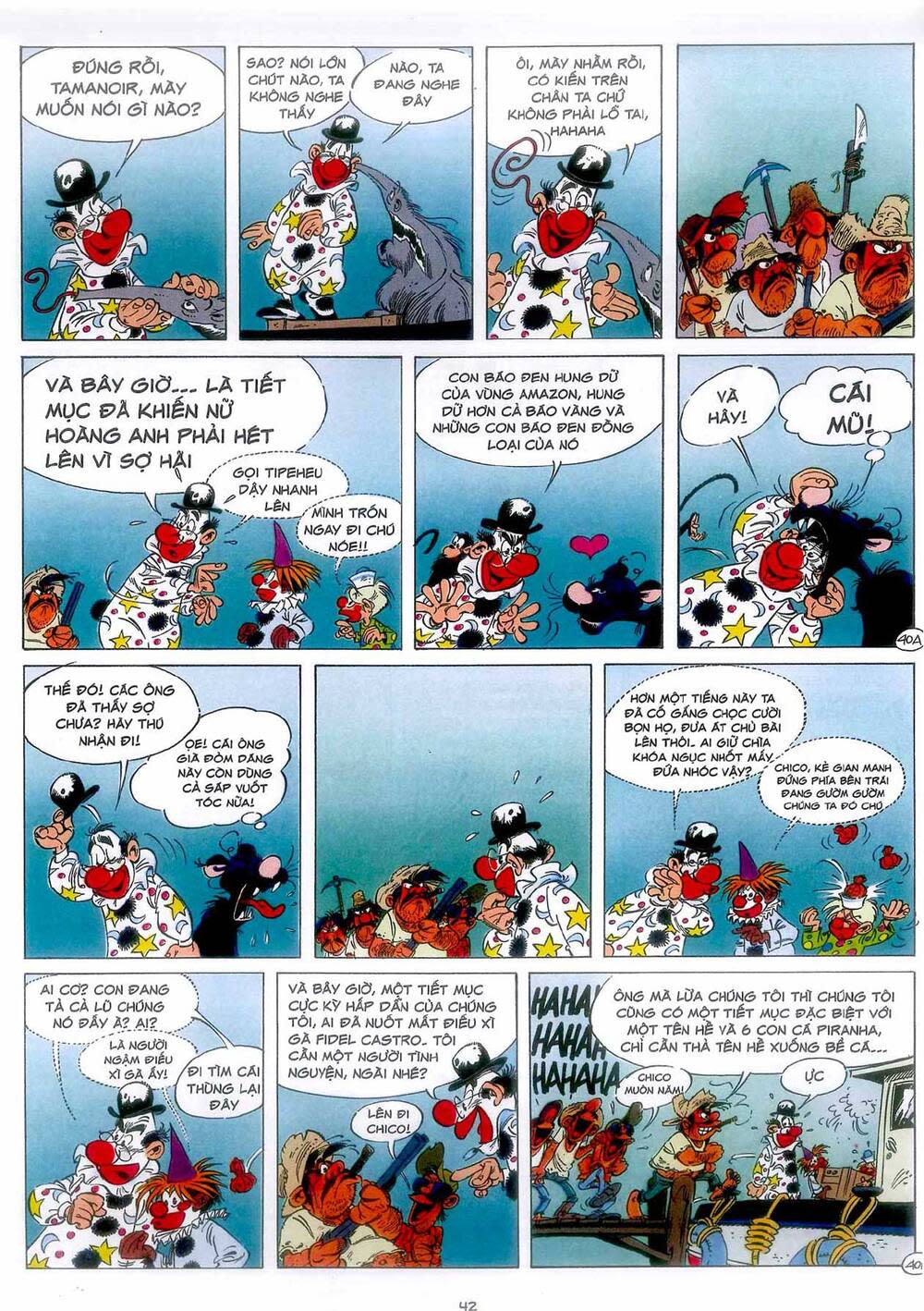 marsupilami chapter 7: - vàng ở boavista - Next chapter 8: - ngôi đền ở boavista