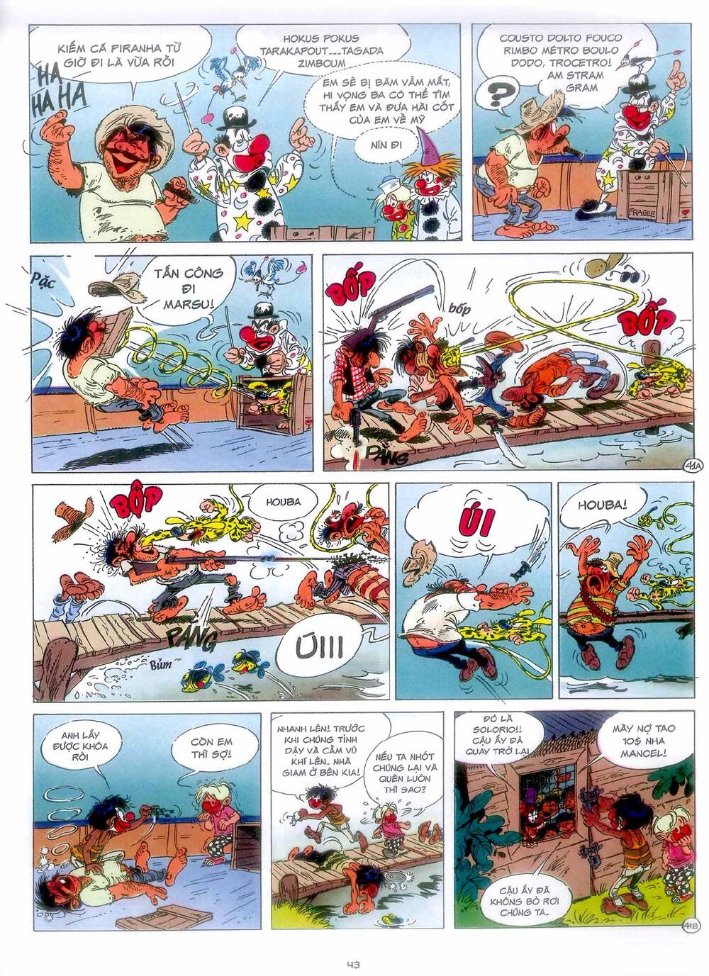 marsupilami chapter 7: - vàng ở boavista - Next chapter 8: - ngôi đền ở boavista