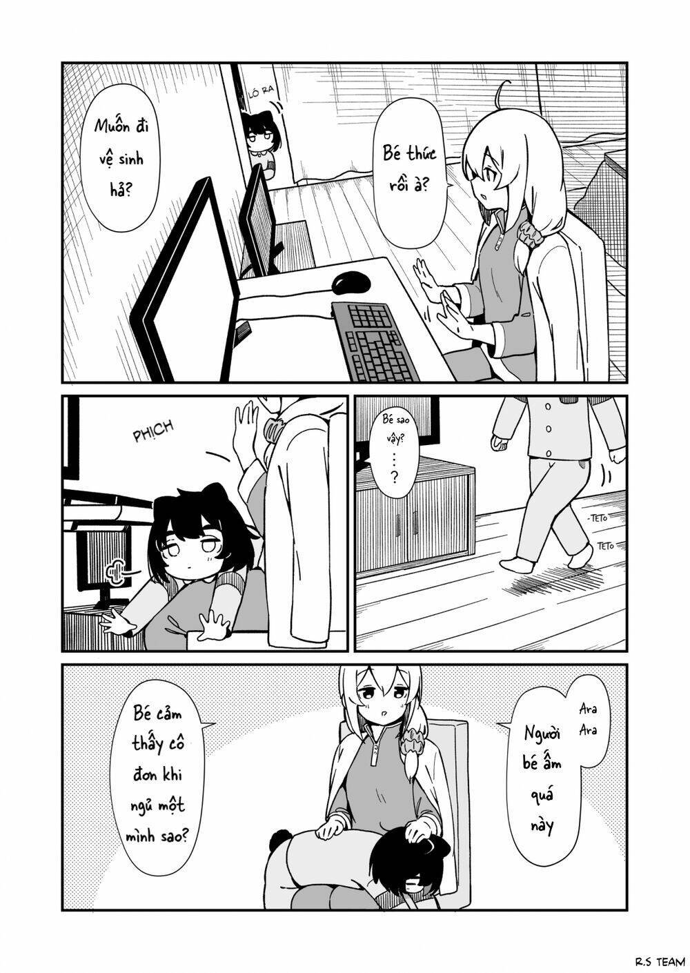 Cat & Chiyo Chapter 9: - Bé mèo đi ngủ - Next 