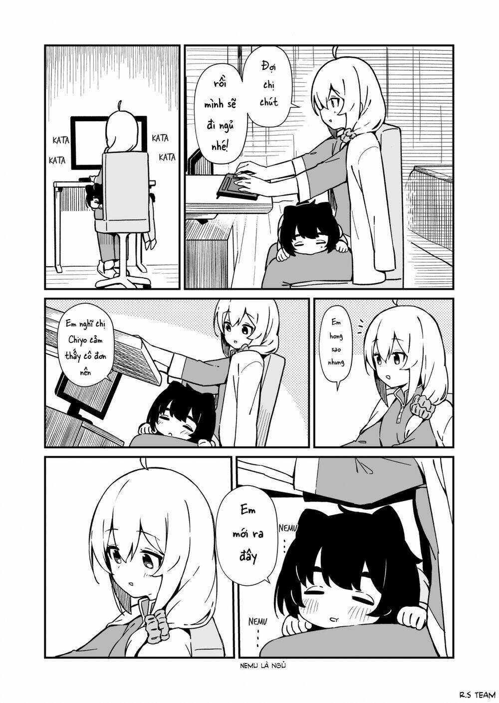 Cat & Chiyo Chapter 9: - Bé mèo đi ngủ - Next 