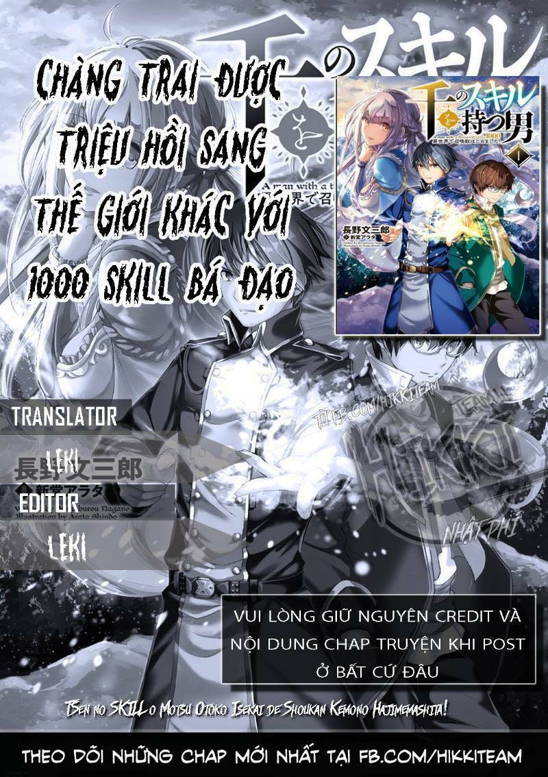 Chàng trai được triệu hồi sang thế giới khác với 1000 skill bá đạo !! Chapter 2 - Next Chapter 3