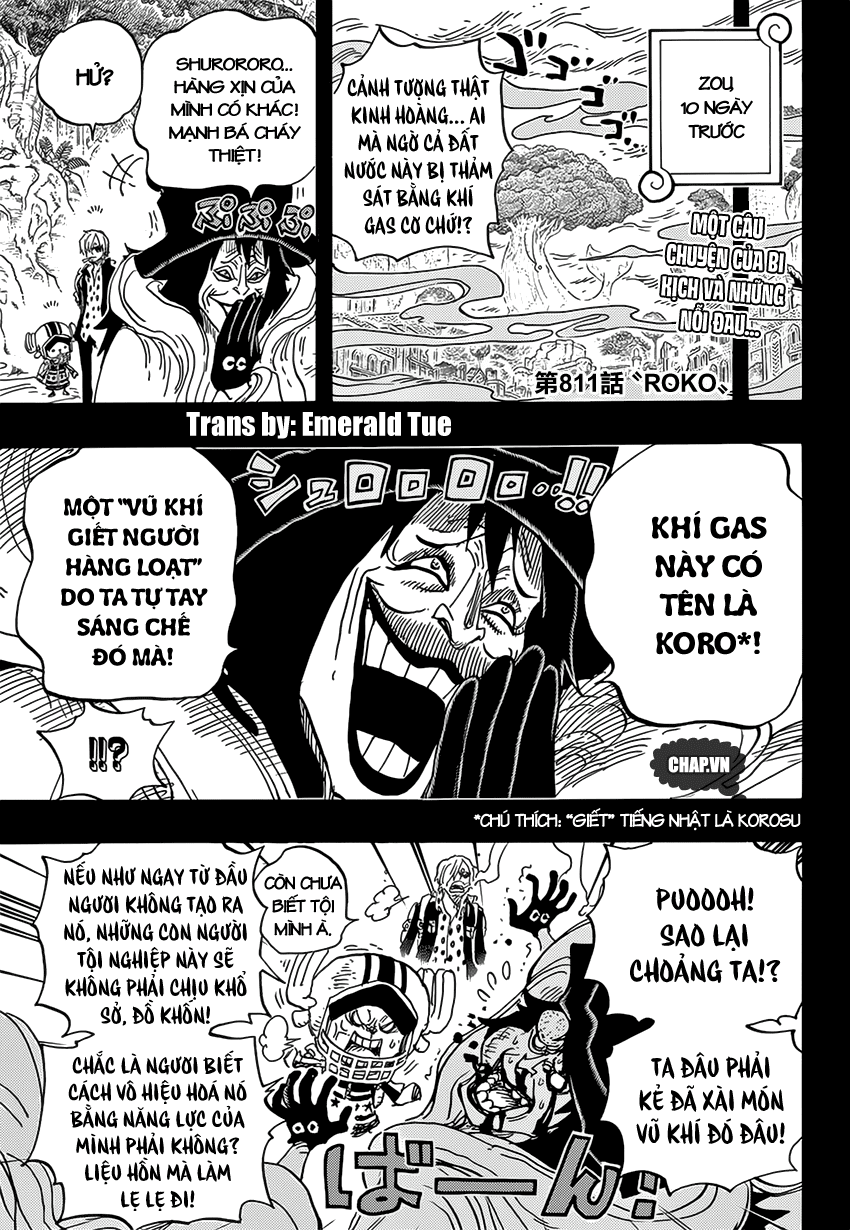 One Piece Chapter 811 - Trang 2