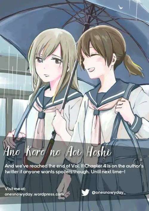 ano koro no aoi hoshi chapter 3 - Next chapter 4