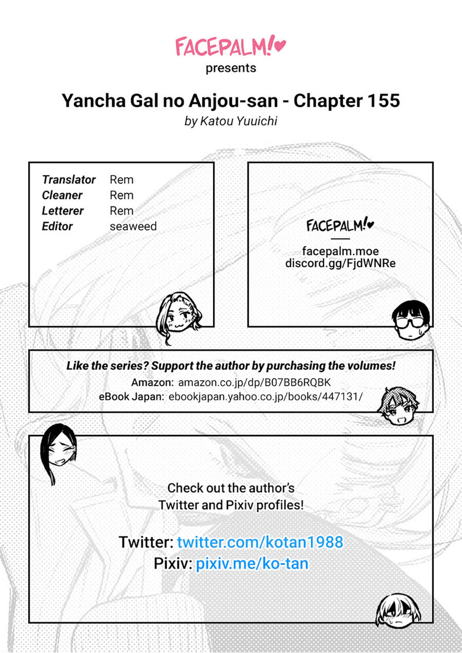 Yancha Gal No Anjou-San Chapter 155 - Next Chapter 156