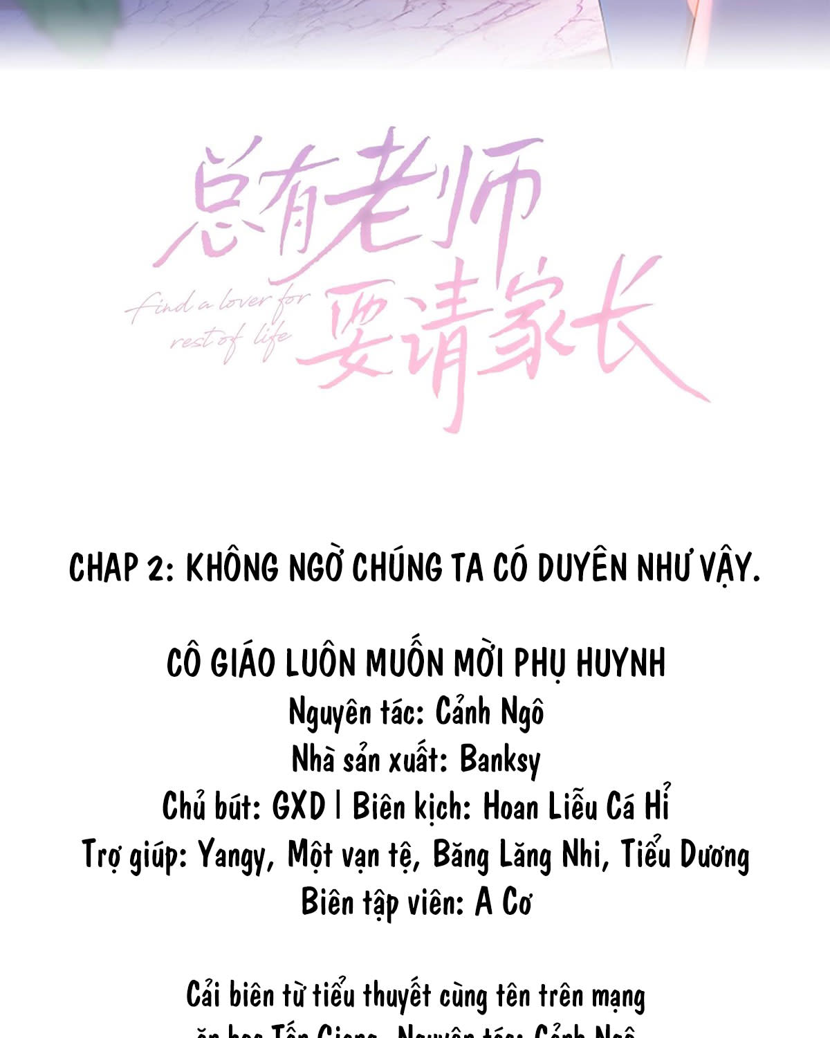 Cô Giáo Luôn Muốn Mời Phụ Huynh Chapter 2 - Trang 2