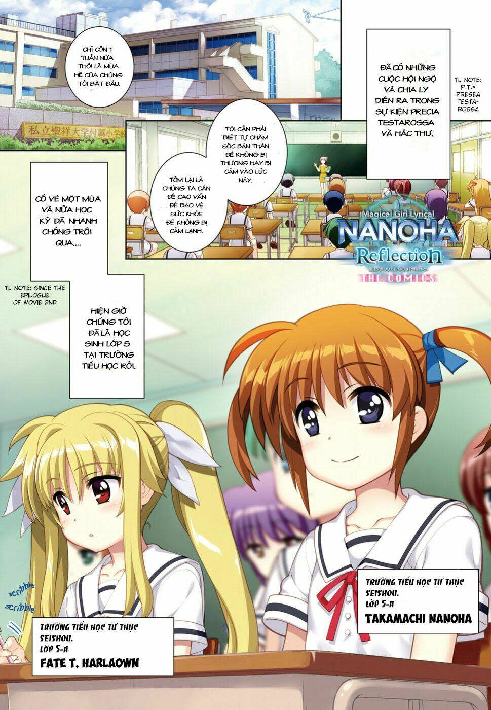 mahou shoujo lyrical nanoha reflection chương 1 - Next chương 2