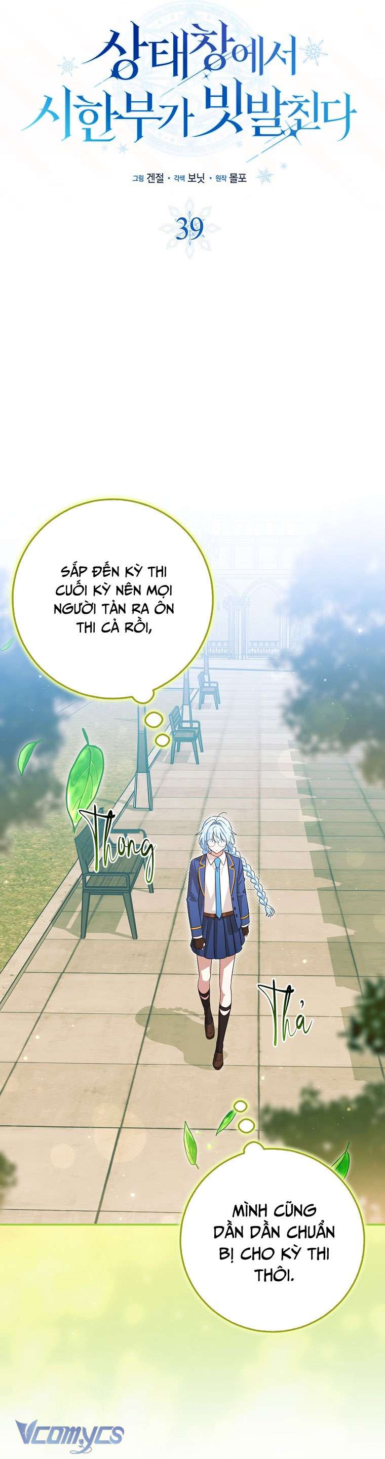 thời hạn cuối cùng đang tràn ngập trên cửa sổ trạng thái Chap 39 - Next Chapter 40