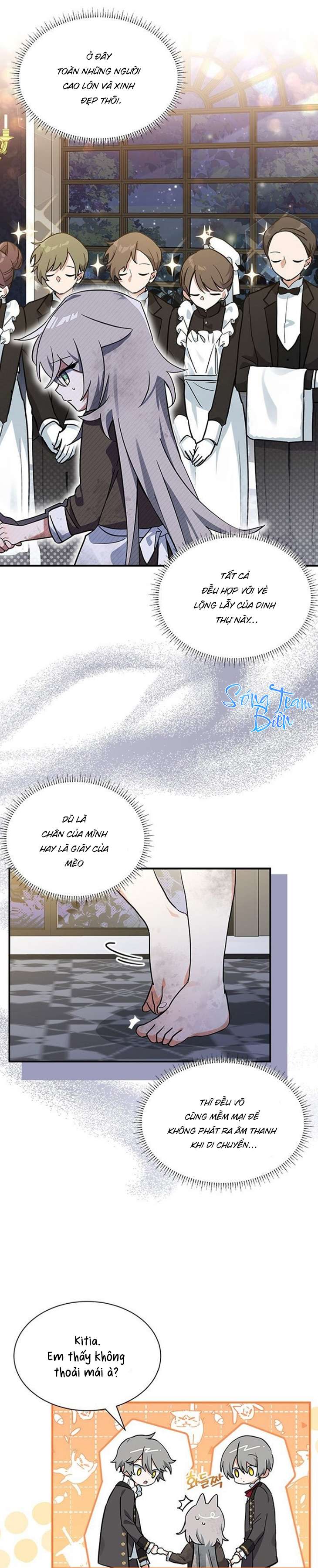 mèo con được gia tộc sói nhận nuôi? Chap 2 - Next Chương 3