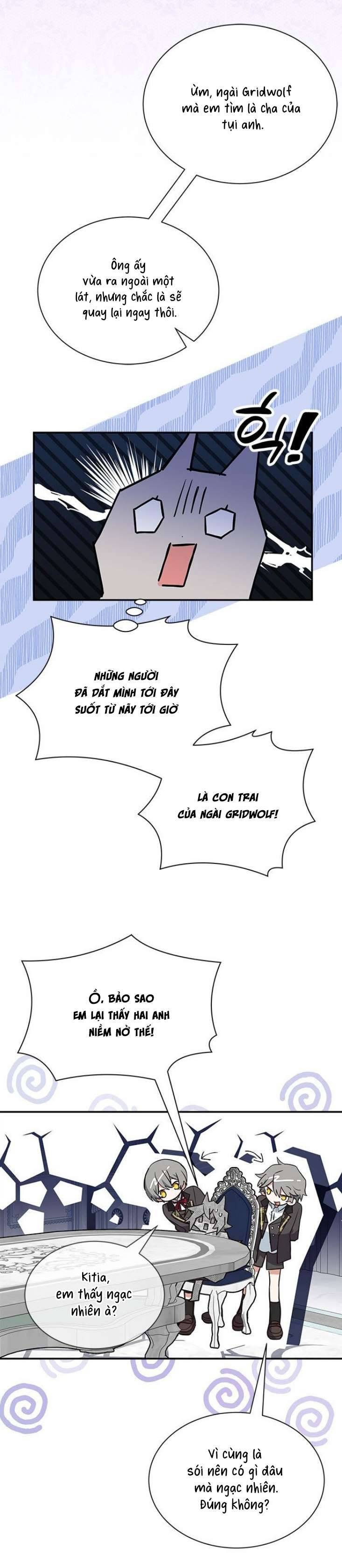 mèo con được gia tộc sói nhận nuôi? Chap 2 - Next Chương 3